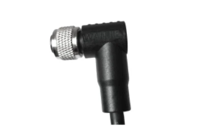 M12 Female Angled Unshielded A-Coding 8PIN PUR Cable 2.0M M12*1.0