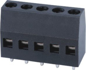 בלוק מסוף בורג PCB שחור 5.0 מ"מ