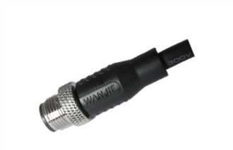 M12 זכר ישר UnShield A-קידוד 4PIN כבל 2.0M M12X1.0