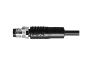 M8 Male Straight UnShield A-קידוד 4PIN PVC 2.0M M8X1.0